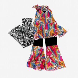 Vibrant Floral Wide Leg Jumpsuit